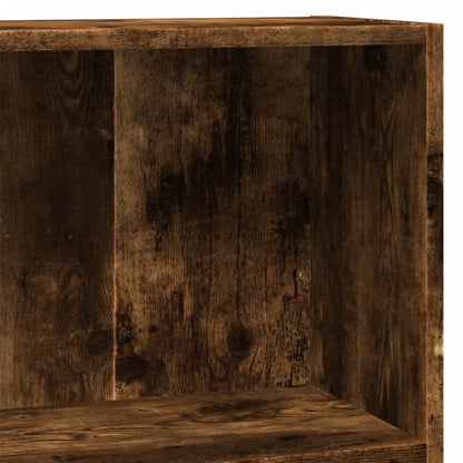 vidaXL Bookcase Smoked Oak 80x30x77 cm Engineered Wood