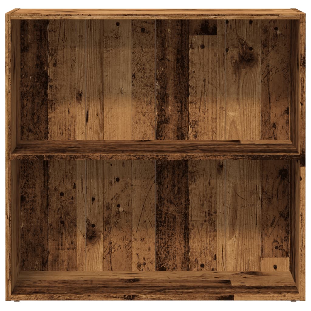 vidaXL Bookcase Old Wood 80x30x77 cm Engineered Wood