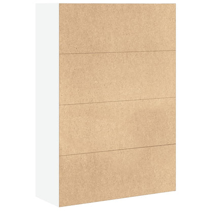 vidaXL Bookcase White 80x30x114 cm Engineered Wood