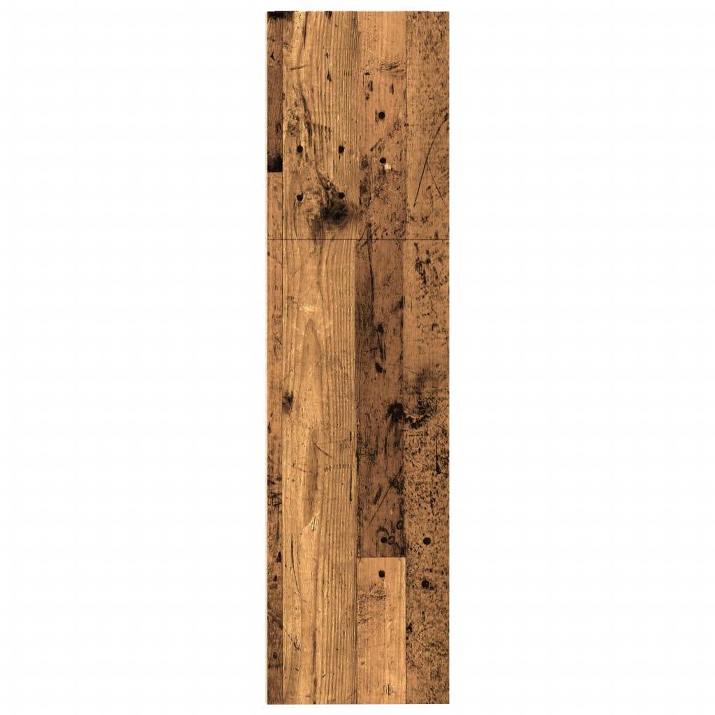 vidaXL Bookcase Old Wood 80x30x114 cm Engineered Wood