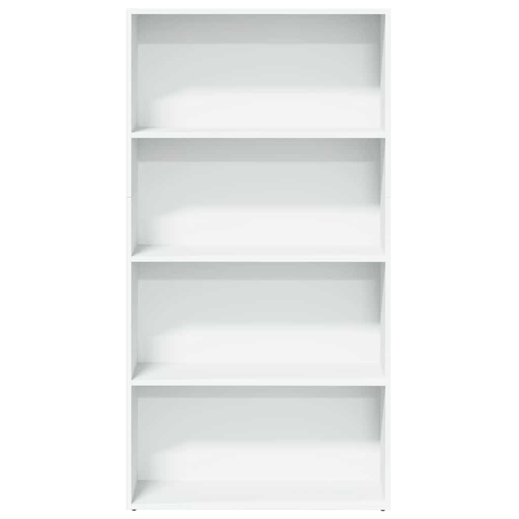 vidaXL Bookcase White 80x30x152 cm Engineered Wood
