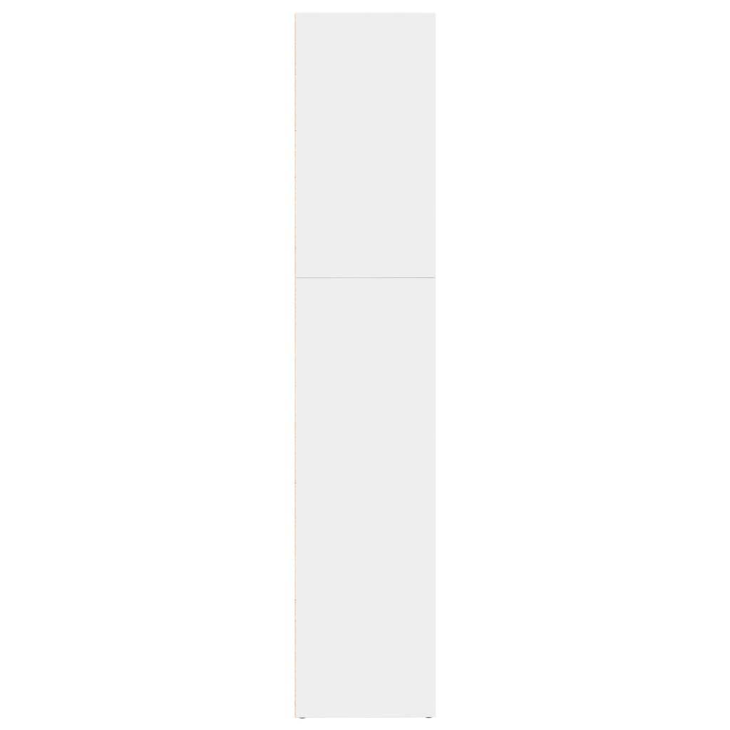 vidaXL Bookcase White 80x30x152 cm Engineered Wood