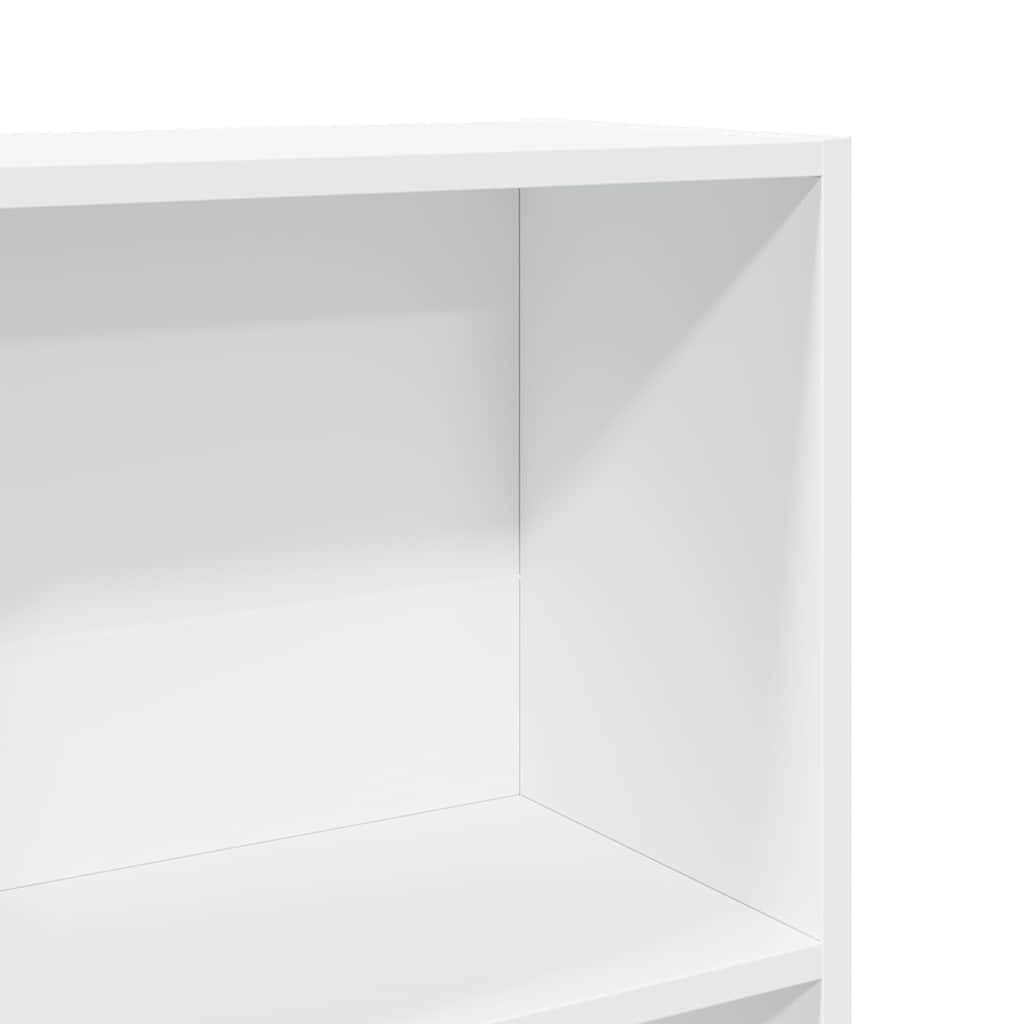 vidaXL Bookcase White 80x30x152 cm Engineered Wood