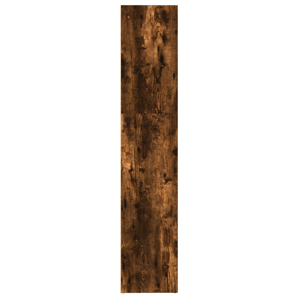 vidaXL Bookcase Smoked Oak 80x30x152 cm Engineered Wood