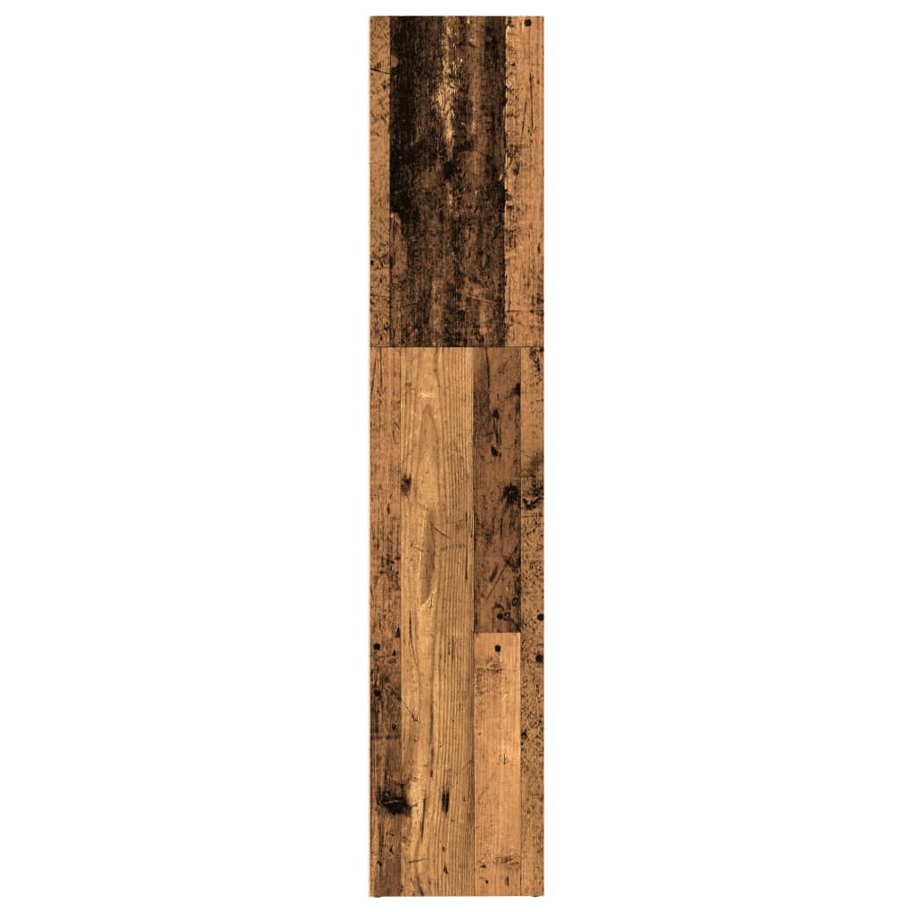 vidaXL Bookcase Old Wood 80x30x152 cm Engineered Wood