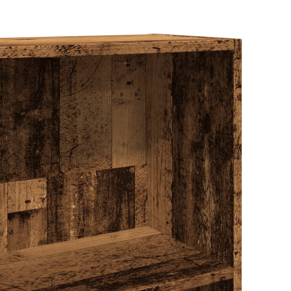 vidaXL Bookcase Old Wood 80x30x152 cm Engineered Wood