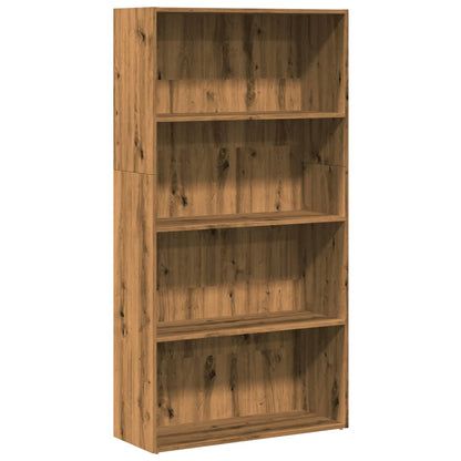 vidaXL Bookcase Artisian Oak 80x30x152 cm Engineered Wood
