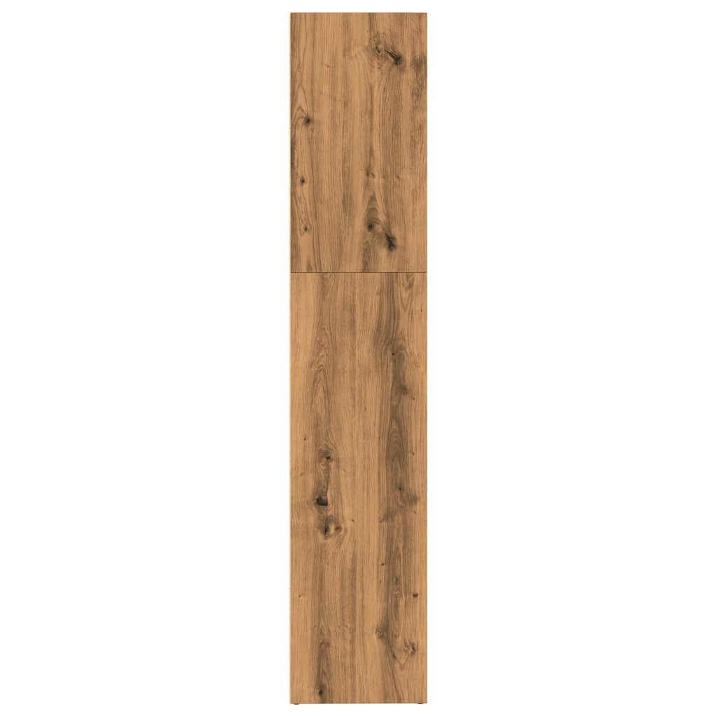 vidaXL Bookcase Artisian Oak 80x30x152 cm Engineered Wood