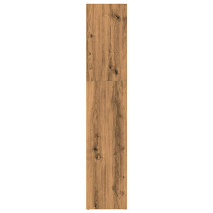 vidaXL Bookcase Artisian Oak 80x30x152 cm Engineered Wood