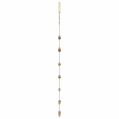 vidaXL Hanging Christmas Trees with Top Stars 2 pcs 42x90 cm Natural Branch