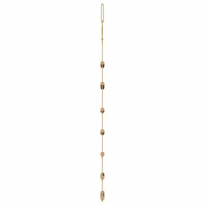 vidaXL Hanging Christmas Trees with Top Stars 2 pcs 42x90 cm Natural