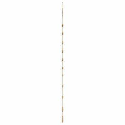 vidaXL Hanging Christmas Tree with Top Star 74x150 cm Natural Branch