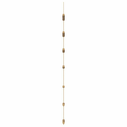 vidaXL Wall Decorations Ladder-Shaped 2 pcs 30x100 cm Natural Branch