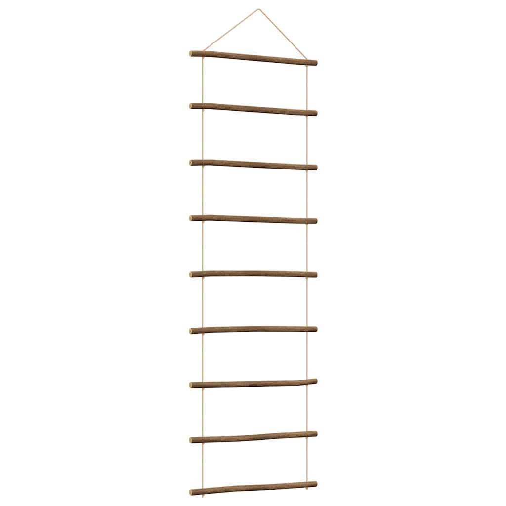vidaXL Wall Decoration Ladder-Shaped 50x150 cm Natural Branch