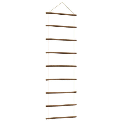 vidaXL Wall Decoration Ladder-Shaped 50x150 cm Natural Branch