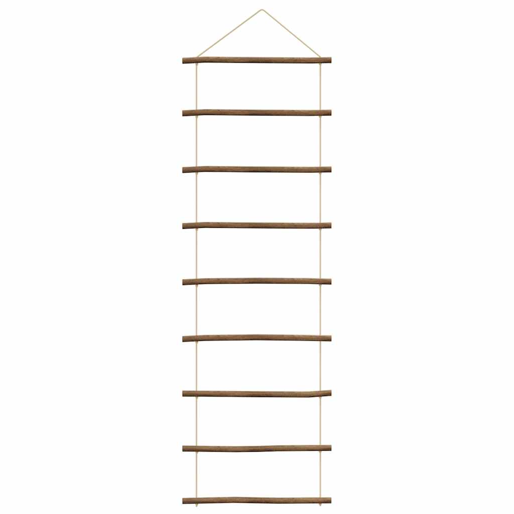 vidaXL Wall Decoration Ladder-Shaped 50x150 cm Natural Branch