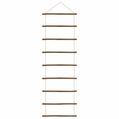 vidaXL Wall Decoration Ladder-Shaped 50x150 cm Natural Branch