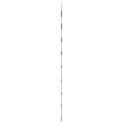 vidaXL Wall Decoration Ladder-Shaped 50x150 cm Natural Branch