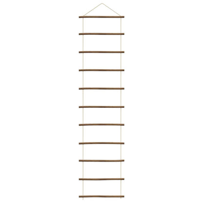 vidaXL Wall Decoration Ladder-Shaped 50x200 cm Natural Branch