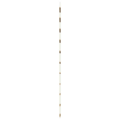 vidaXL Wall Decoration Ladder-Shaped 50x200 cm Natural Branch