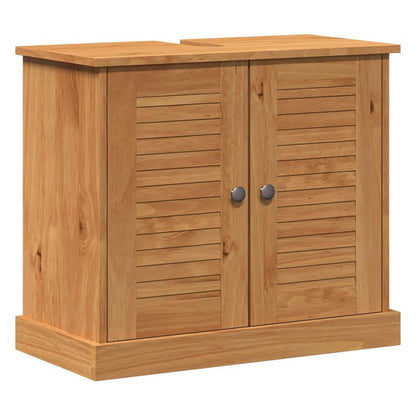 vidaXL Sink cabinet VIGO Brown and Honey Brown 68 x 34 x 59 cm