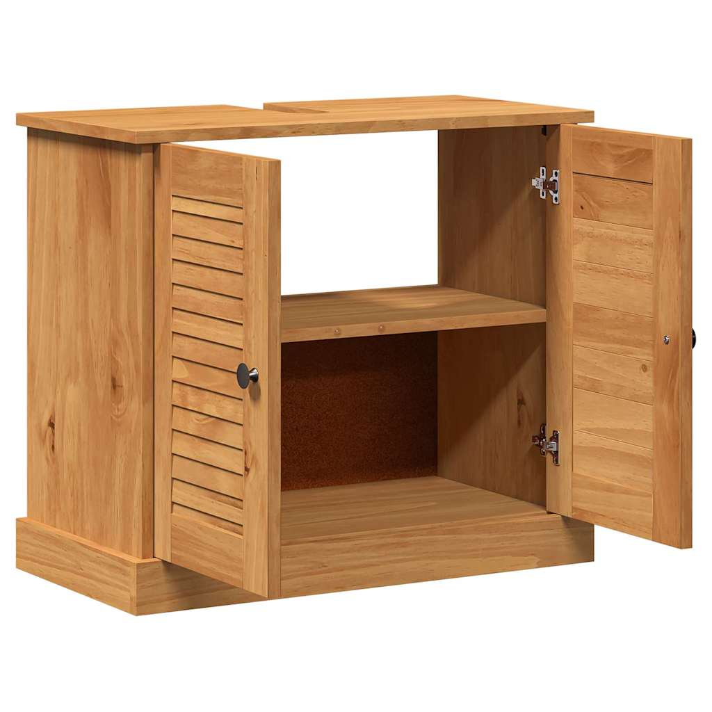 vidaXL Sink cabinet VIGO Brown and Honey Brown 68 x 34 x 59 cm