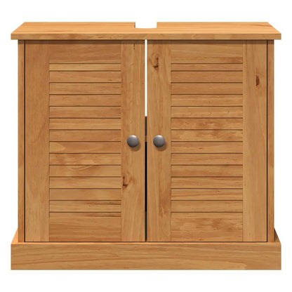 vidaXL Sink cabinet VIGO Brown and Honey Brown 68 x 34 x 59 cm