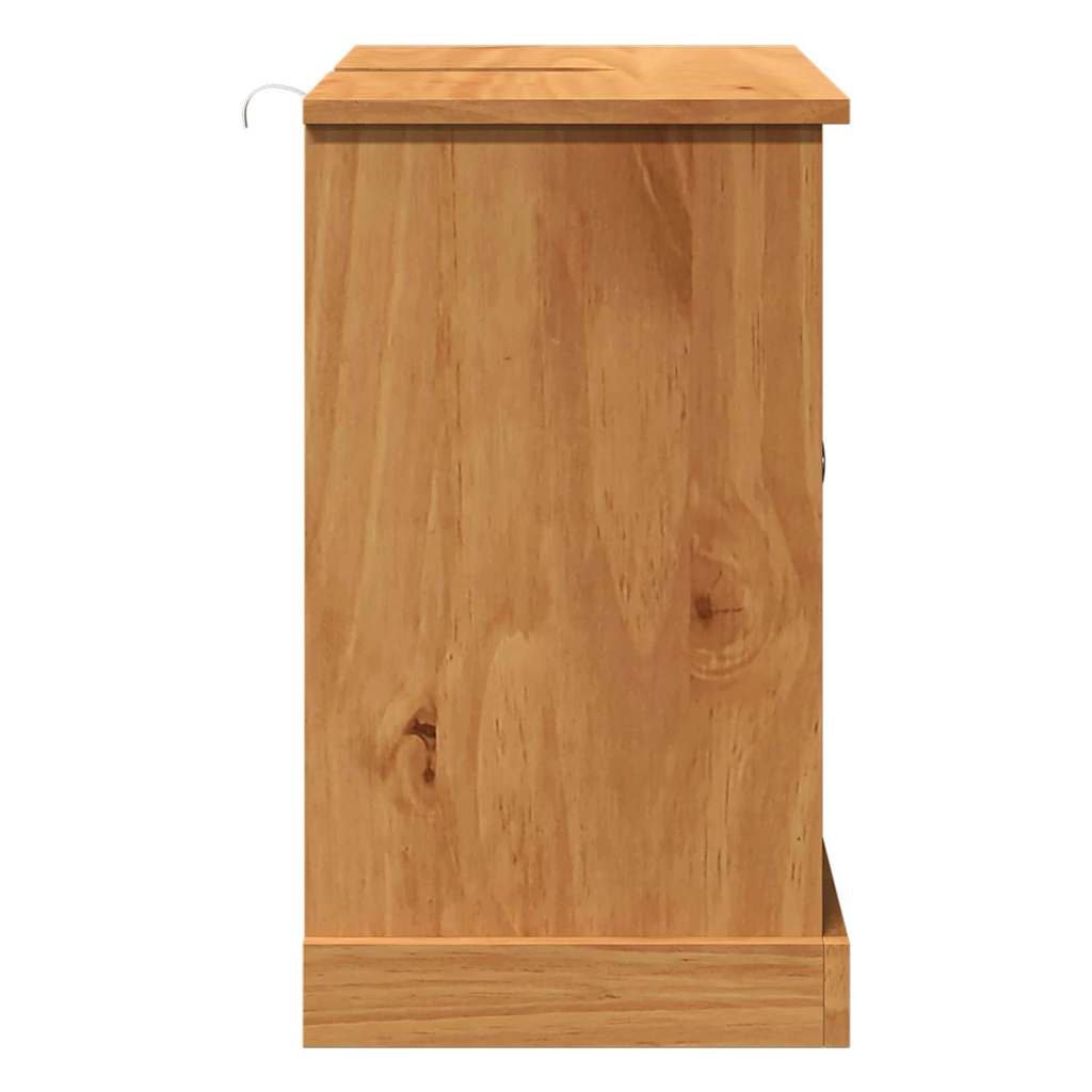 vidaXL Sink cabinet VIGO Brown and Honey Brown 68 x 34 x 59 cm