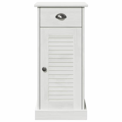 vidaXL Bathroom Cabinet VIGO White and Antique White 37.5 x 34 x 80 cm