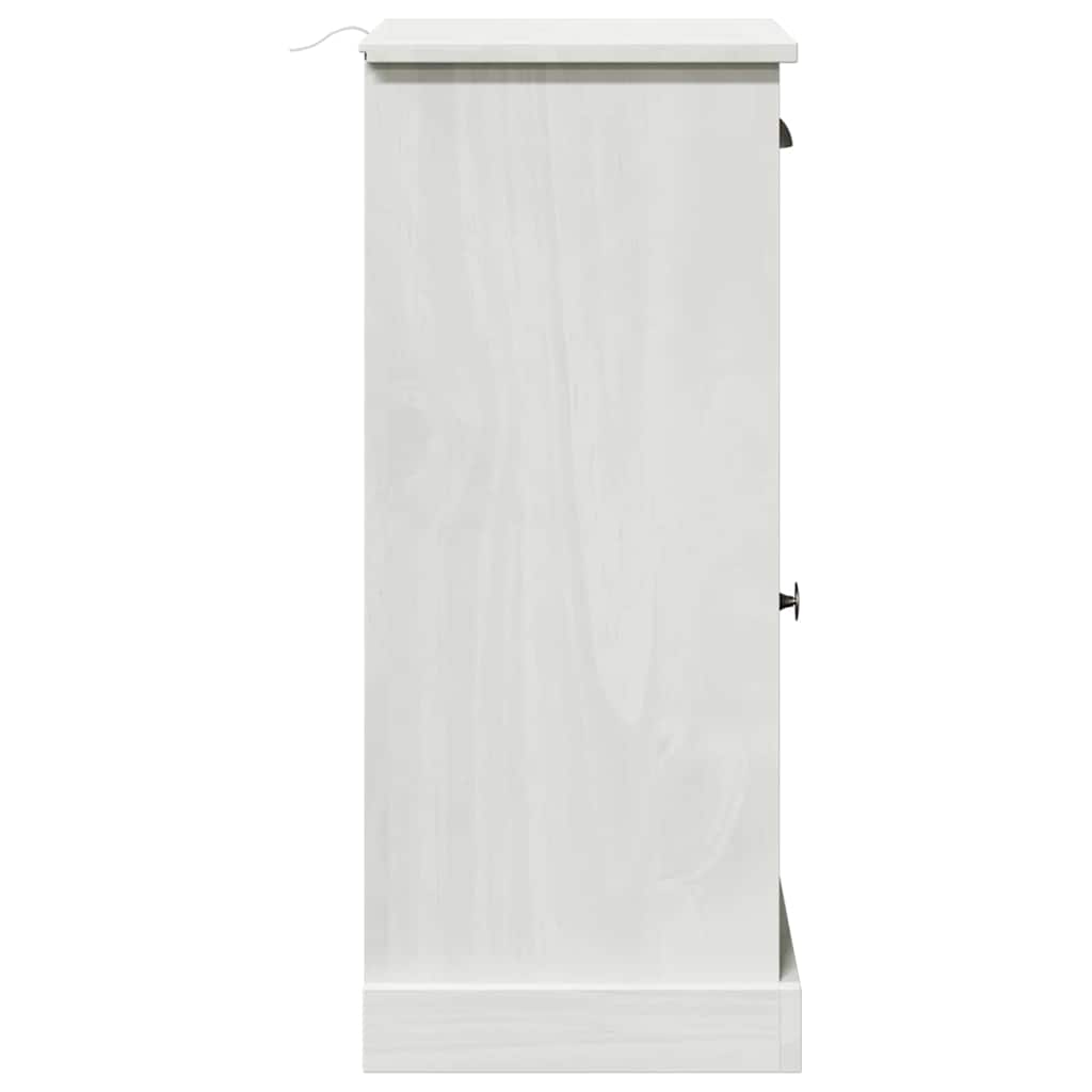 vidaXL Bathroom Cabinet VIGO White and Antique White 37.5 x 34 x 80 cm