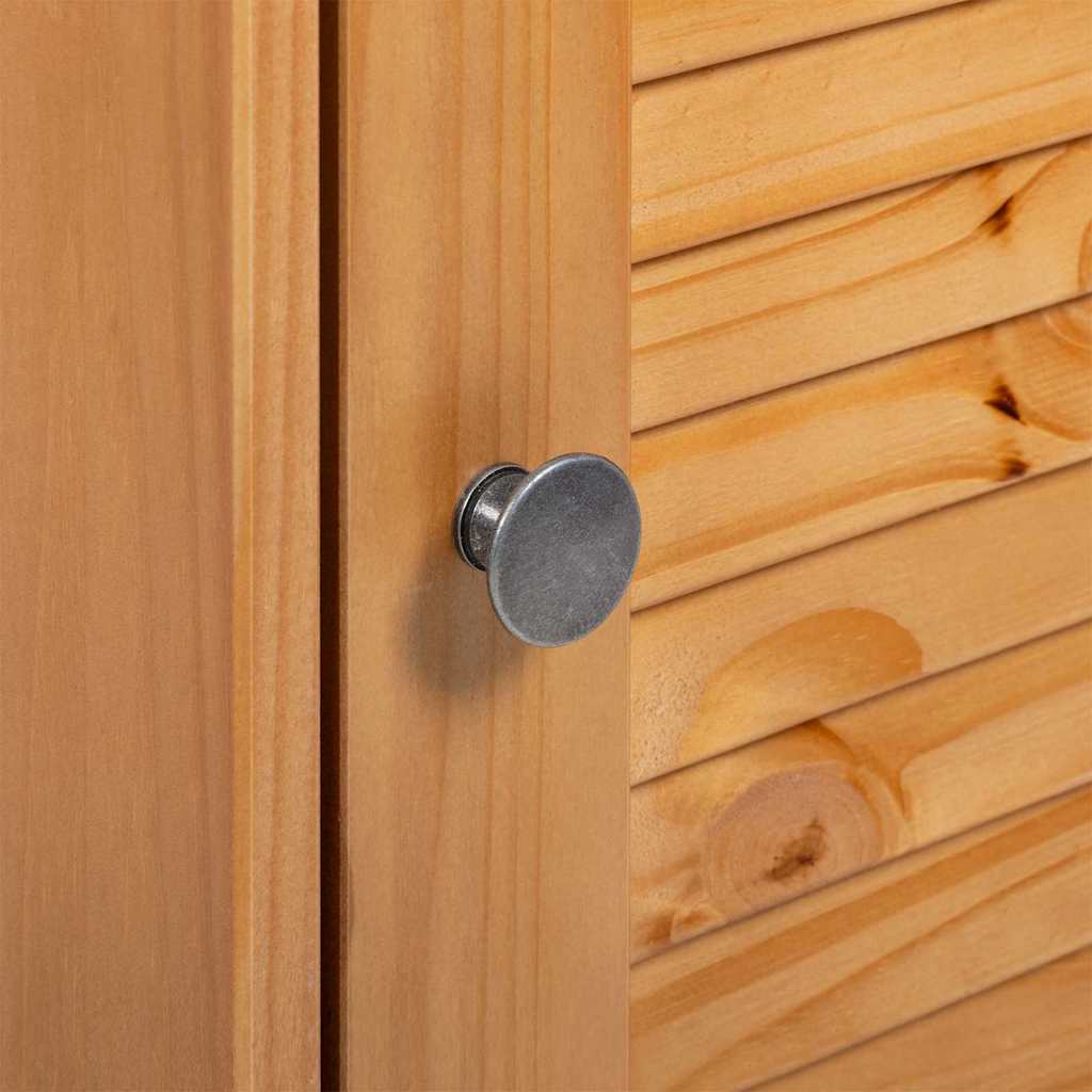 vidaXL Bathroom Cabinet with Storage VIGO Honey brown 37 x 34 x 110 cm