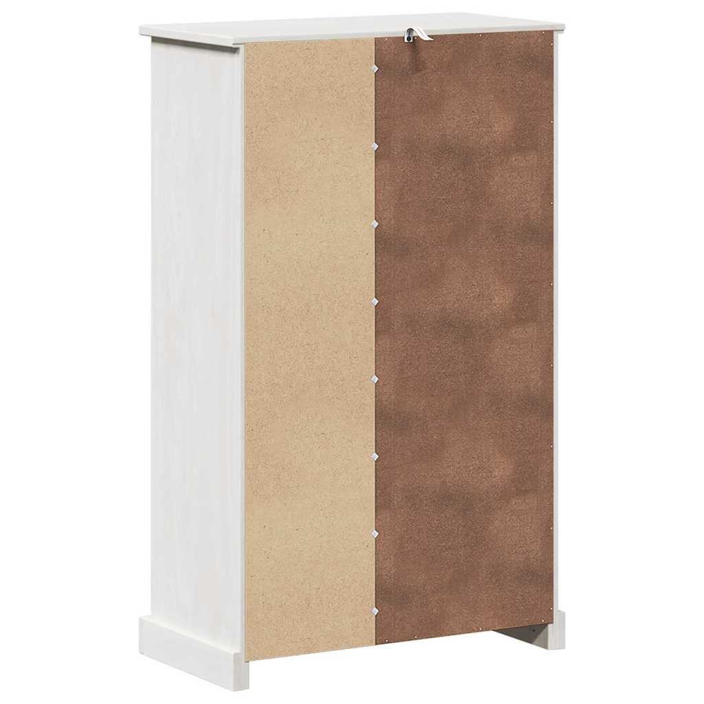 vidaXL Bathroom Cabinet VIGO White and Antique White 68 x 34 x 110 cm