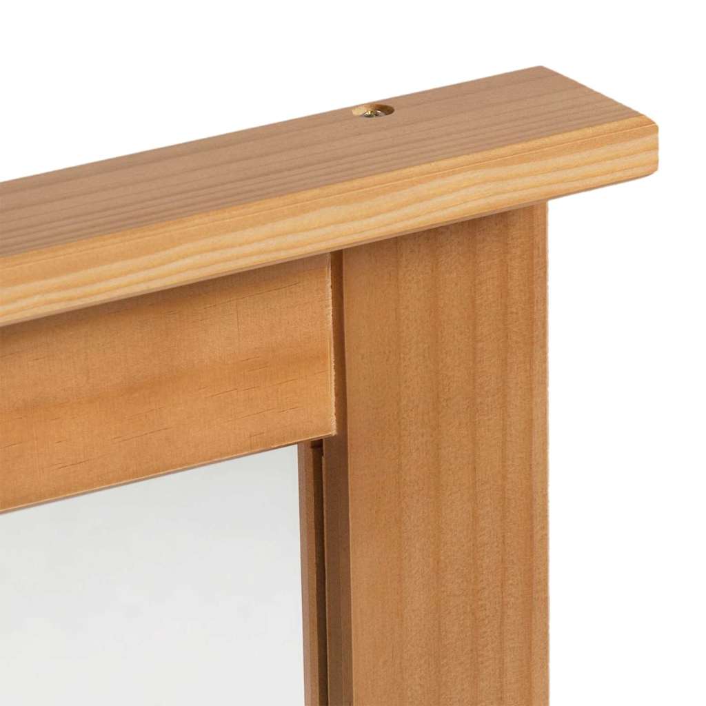 vidaXL Mirror VIGO Honey Brown 55.5 x 5 x 70 cm Solid pine wood