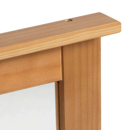 vidaXL Mirror VIGO Honey Brown 55.5 x 5 x 70 cm Solid pine wood