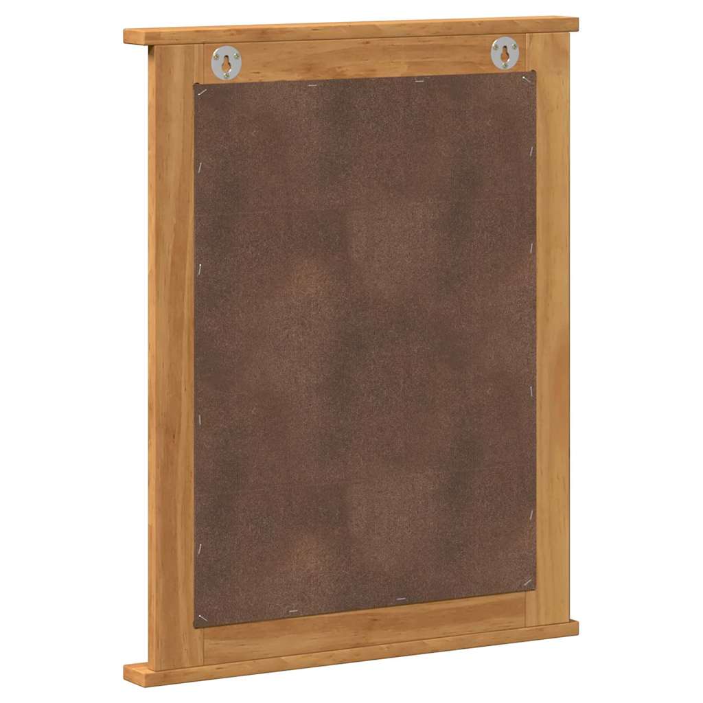 vidaXL Mirror VIGO Honey Brown 55.5 x 5 x 70 cm Solid pine wood