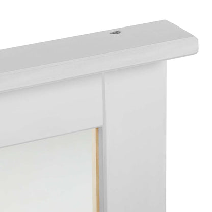 vidaXL Mirror VIGO Antique White 55.5 x 5 x 70 cm Solid pine wood