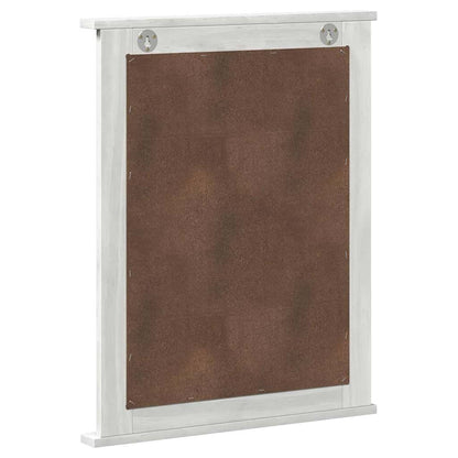 vidaXL Mirror VIGO Antique White 55.5 x 5 x 70 cm Solid pine wood