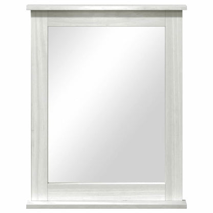 vidaXL Mirror VIGO Antique White 55.5 x 5 x 70 cm Solid pine wood
