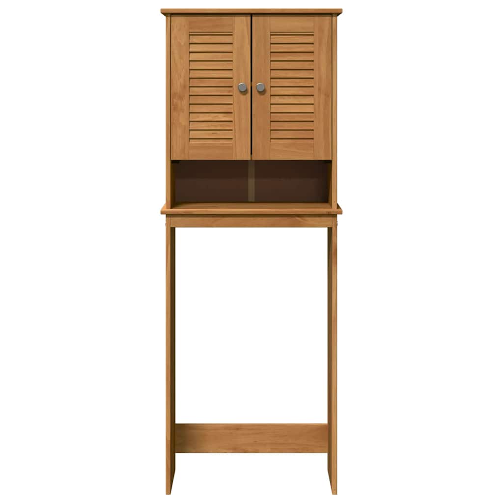 vidaXL Toilet Cabinet VIGO Brown and Honey Brown 60 x 27 x 161 cm