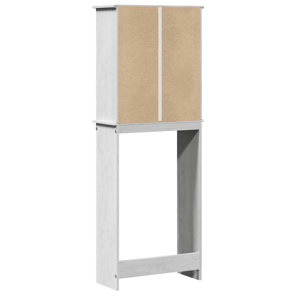 vidaXL Toilet Cabinet VIGO White and Antique White 60 x 27 x 161 cm