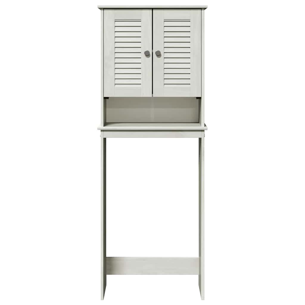 vidaXL Toilet Cabinet VIGO White and Antique White 60 x 27 x 161 cm