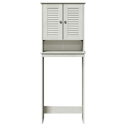 vidaXL Toilet Cabinet VIGO White and Antique White 60 x 27 x 161 cm