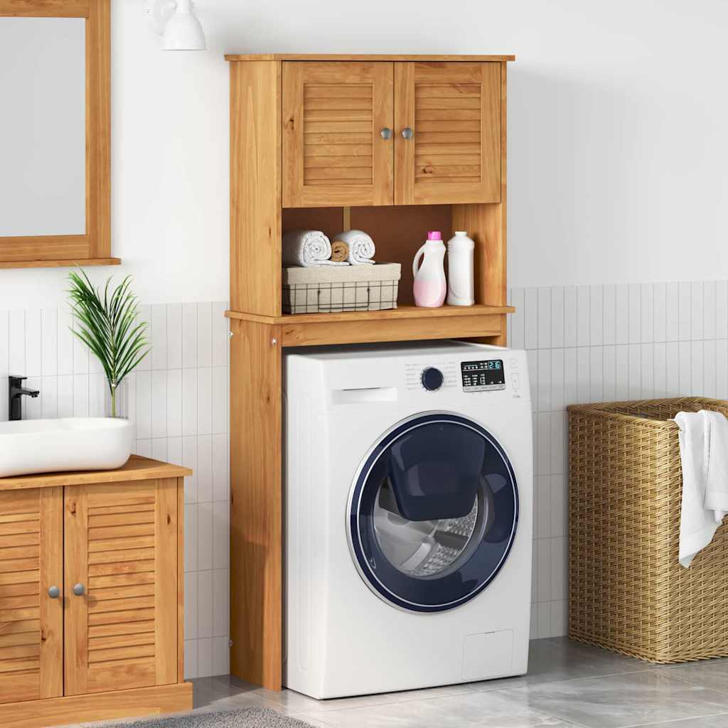 vidaXL Washing Machine Cabinet with Shelf VIGO Brown and Honey Brown
