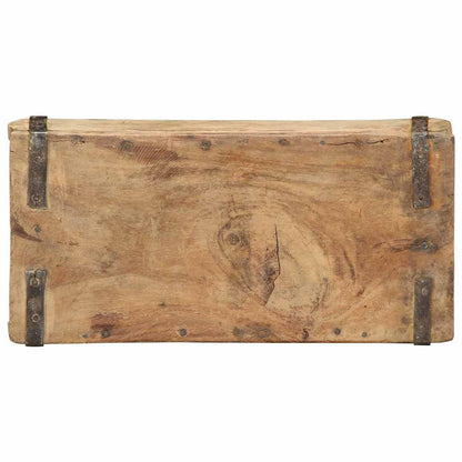 vidaXL Tray 4 pcs Brown 30 x 15 x 9 cm Solid Reclaim Wood