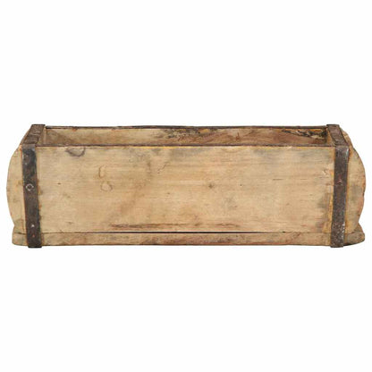 vidaXL Tray 4 pcs Brown 30 x 15 x 9 cm Solid Reclaim Wood