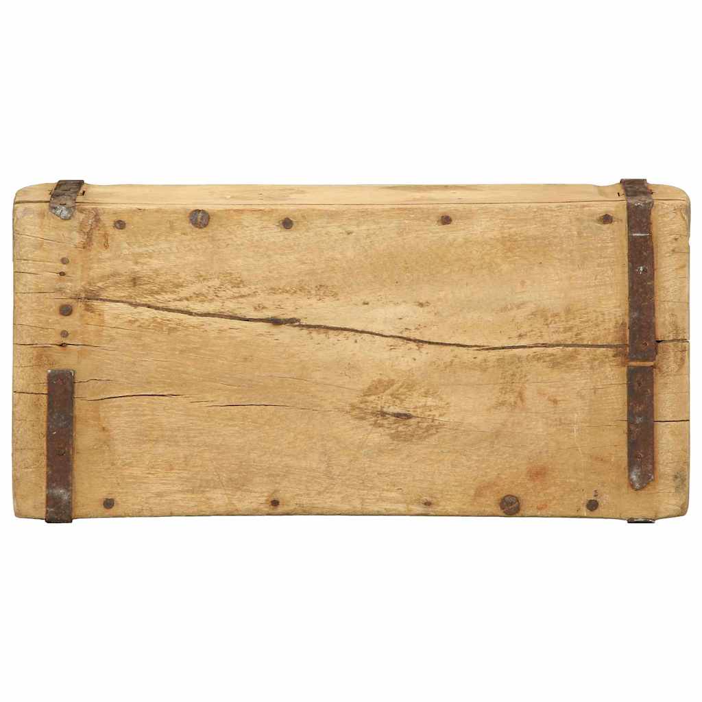 vidaXL Tray with Storage 4 pcs Brown 30 x 14 x 9 cm Solid Reclaim Wood