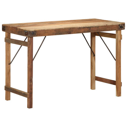 vidaXL Dining Table Brown 110 x 55 x 76 cm Solid reclaimed wood