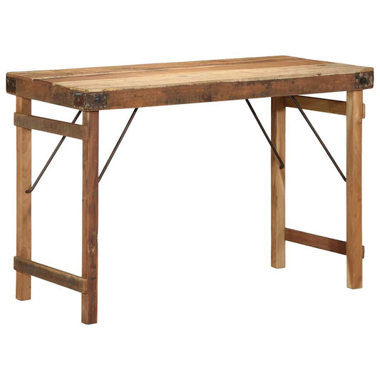 vidaXL Dining Table Brown 110 x 55 x 76 cm Solid reclaimed wood