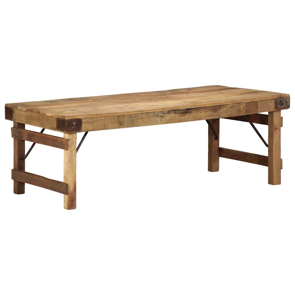 vidaXL Coffee Table Brown 110 x 55 x 40 cm Solid reclaimed wood