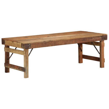 vidaXL Coffee Table Brown 110 x 55 x 40 cm Solid reclaimed wood